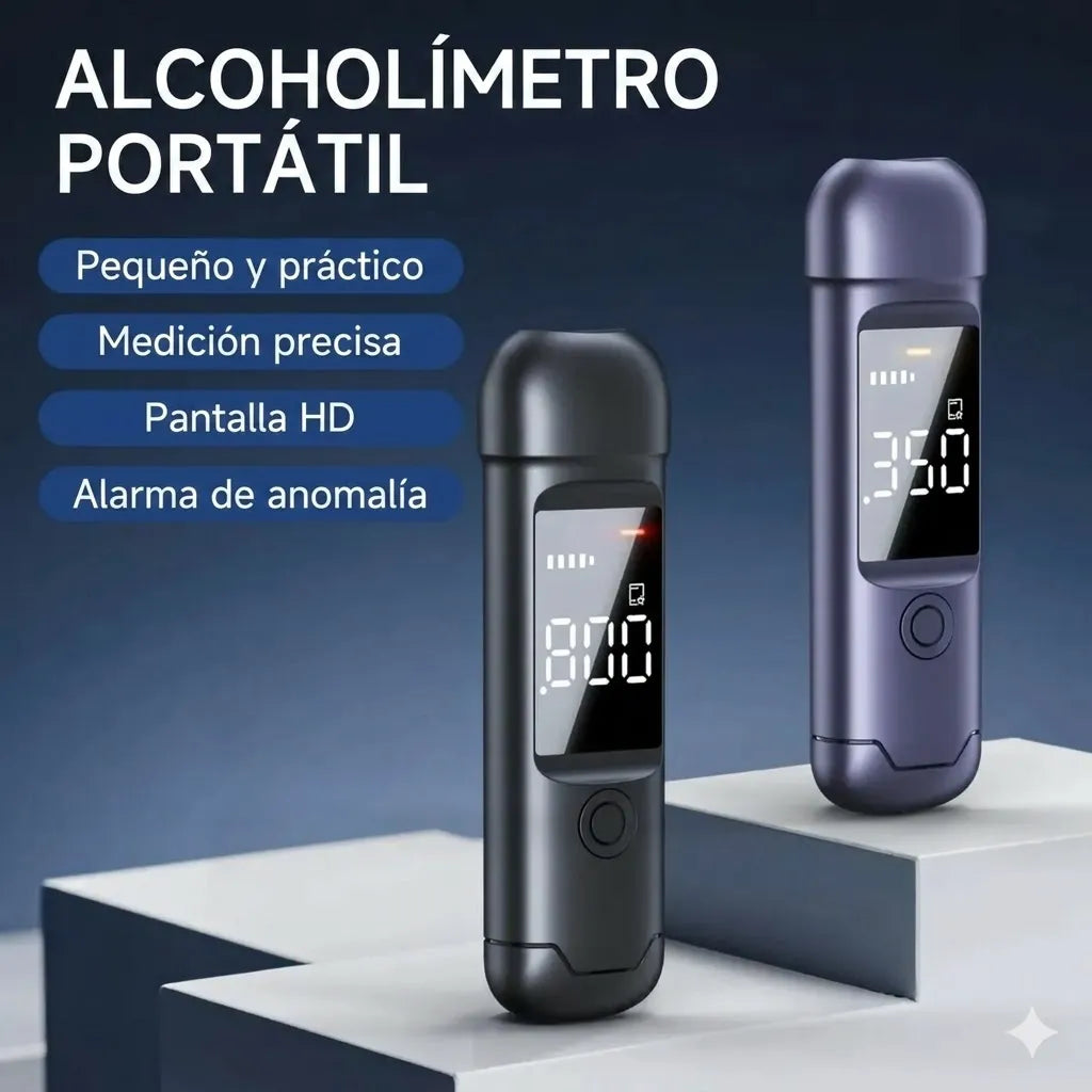 AlcoCheck ™ Alcoholímetro Portátil de Alta Precisión