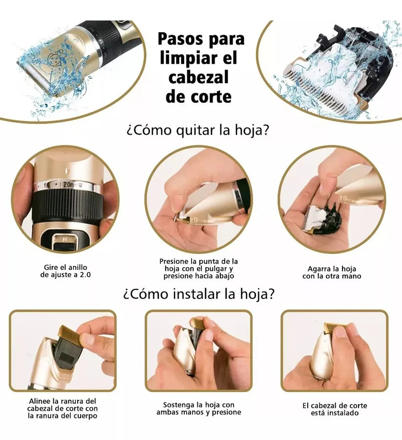 Rasuradora Para Mascotas PetGlamPro®  ¡más regalo!