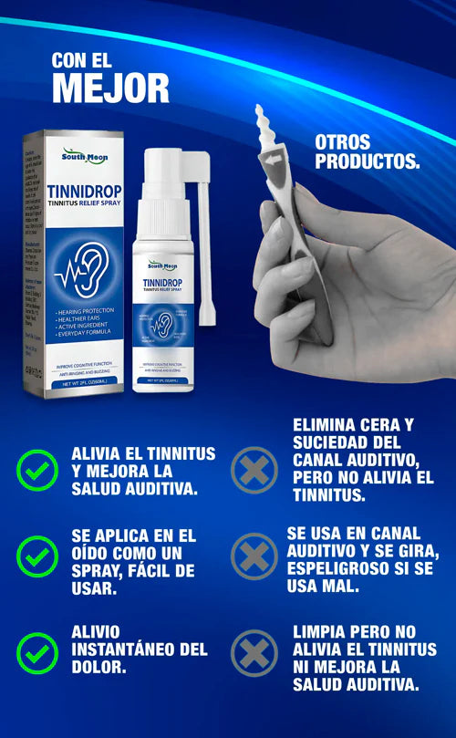 Tinnidrop™ Limpieza y Alivio Auditivo Natural